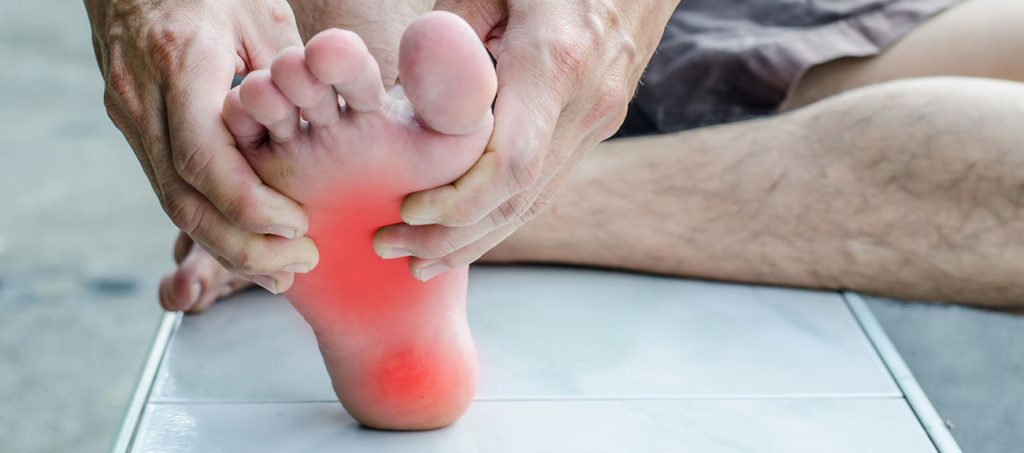 Plantar fasciosis is a diagnosis given for foot pain that arises from the plantar fascia.